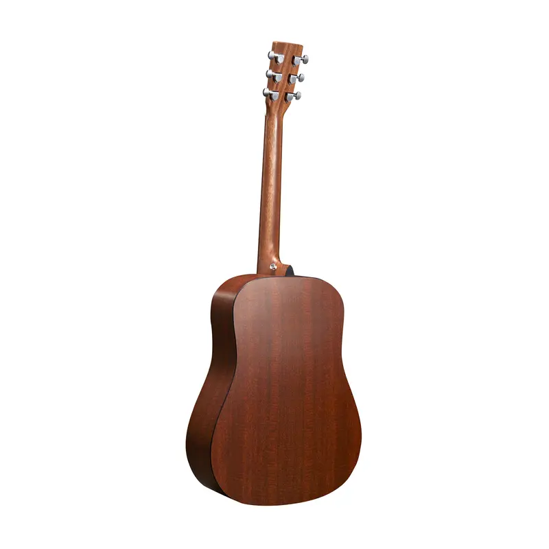 Martin D-X2e Dreadnought Acoustic-Electric Guitar - Figured Mahogany Pattern 2