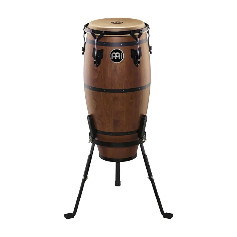 Meinl 11" Traditional Conga Walnut Brown W/Stand 1