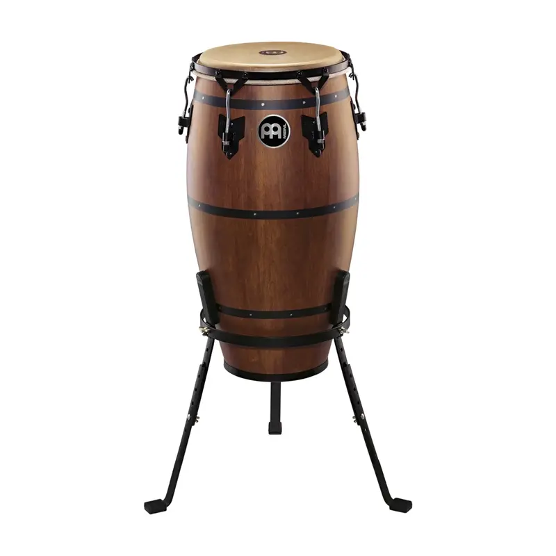 Meinl 12" Traditional Conga Walnut Brown W/Stand 1