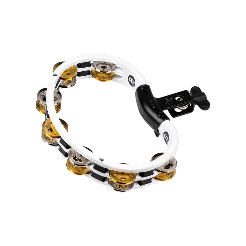 Meinl Abs Recording Tambourine Mounted White 1