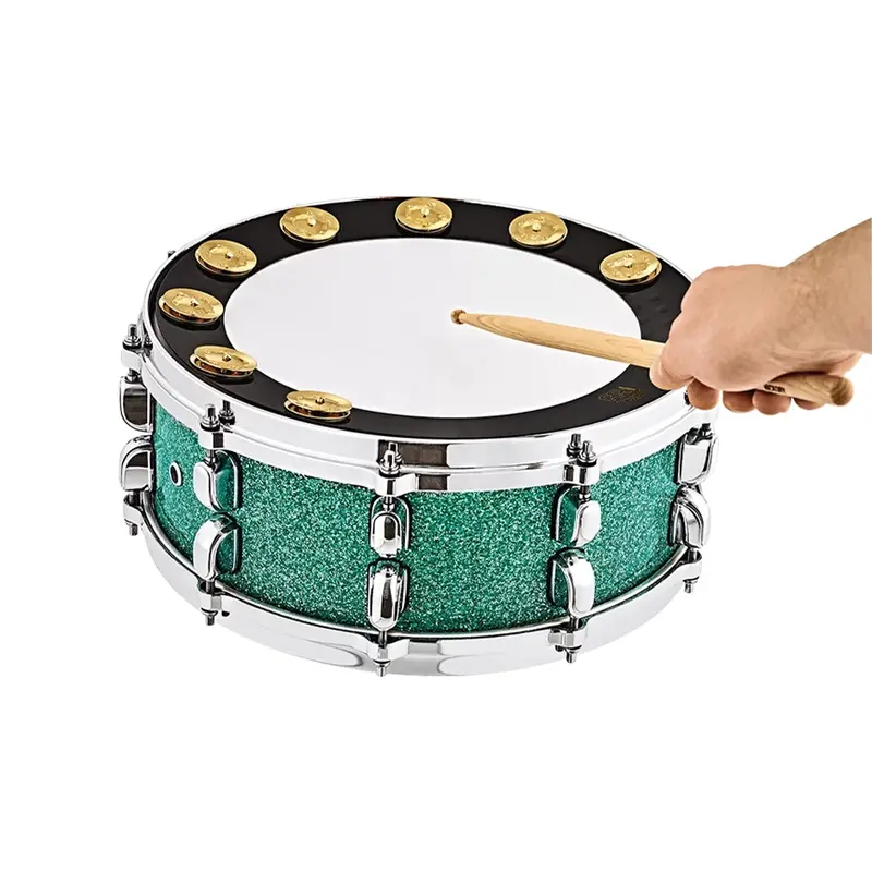 Meinl Backbeat Pro Tambourine With Brass Jingles, 14" 2