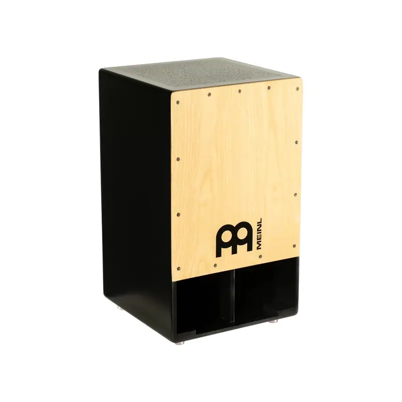 Meinl Bass Cajon Black American White Ash Frontplate 1