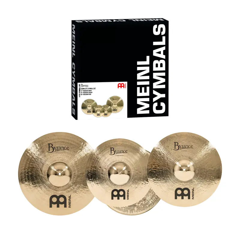 Meinl Byzance Brilliantcomplete Cymbal Set - Bb-Cs1 1