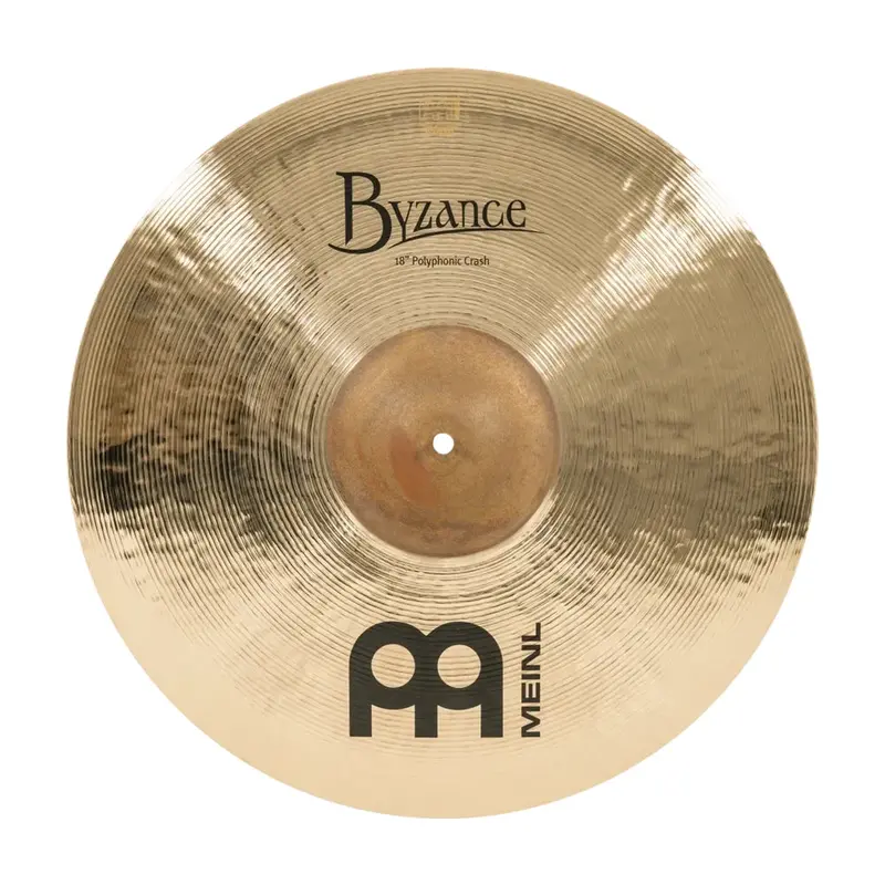 Meinl Cymbals B18poc-B Byzance Brillilant Polyphonic Crash Cymbal 18" 1