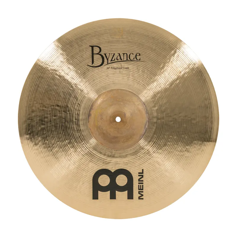 Meinl Cymbals B20poc-B Byzance Brilliant Polyphonic Crash Cymbal - 20" 1