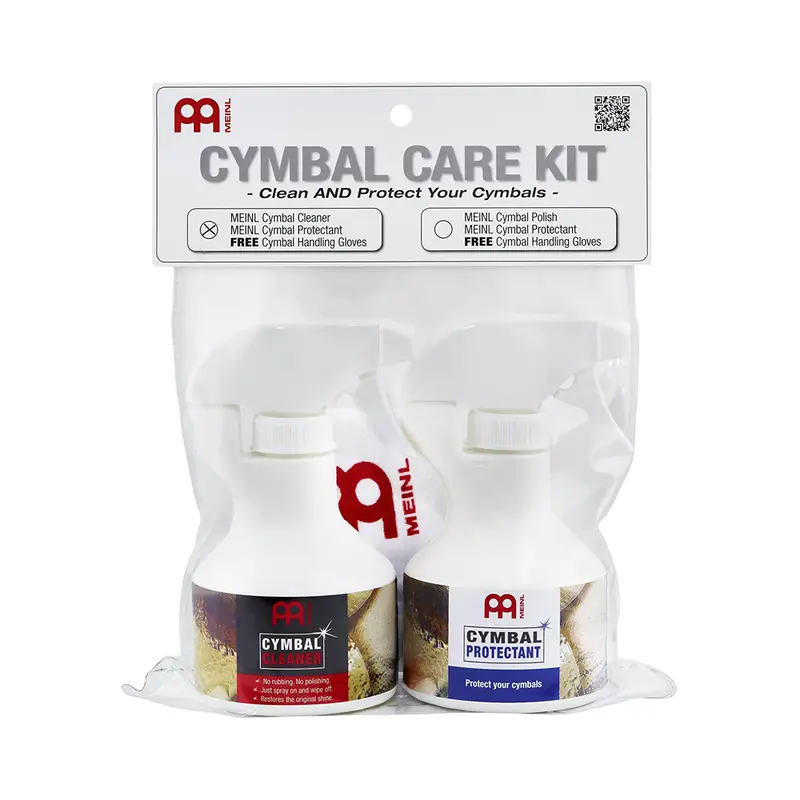 Meinl Cymbals Cymbal Care Kit For Brilliant Finishes - Includes Cleaner And Protectant (Mcck-Mccl) 1