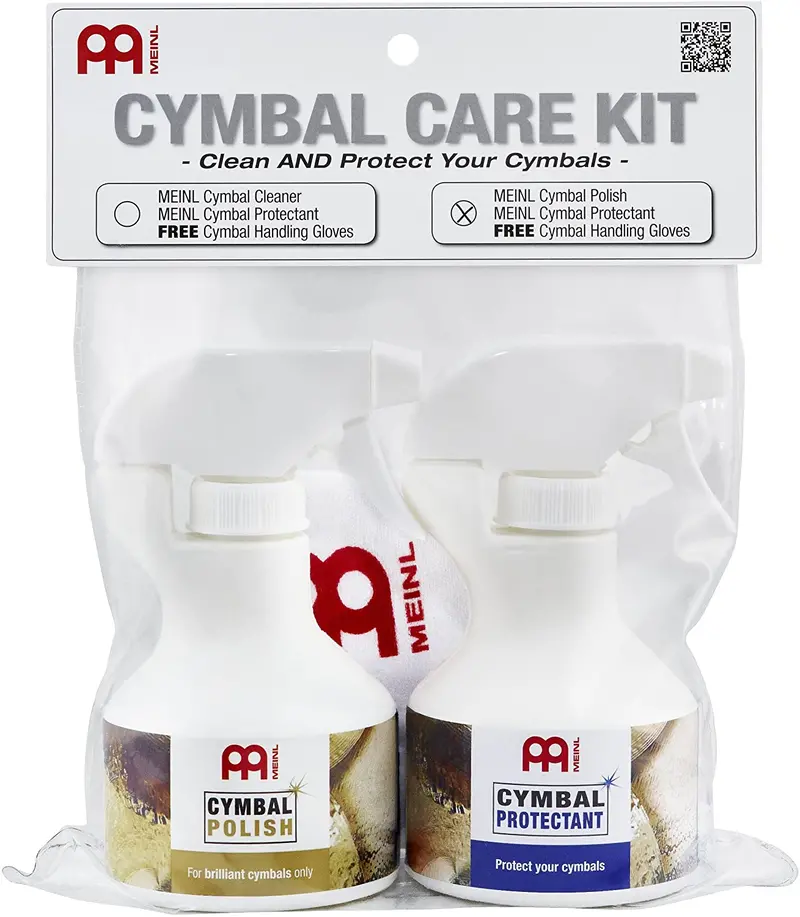 Meinl Cymbals Cymbal Care Kit With Cleaner And Polish - Made In Germany - Includes Handling Gloves (Mcck-Mcp) 1