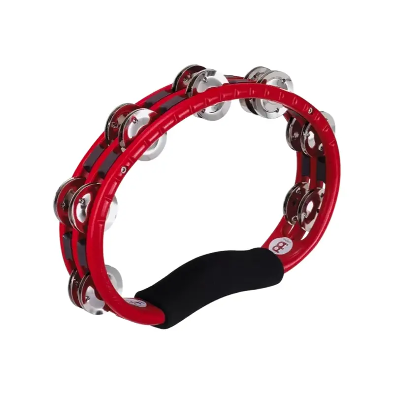 Meinl Hand Tambourine Steel Jingle Red 1