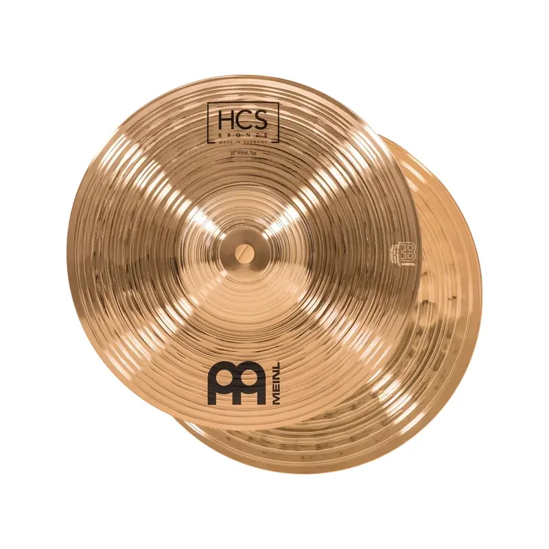 Meinl Hcs Bronze 10" Hi-Hat Cymbals 1