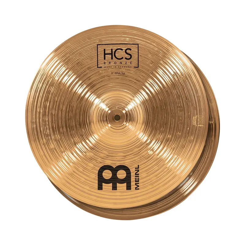 Meinl Hcs Bronze 15" Hi-Hat Cymbals 1