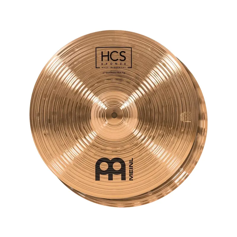 Meinl Hcs Bronze Soundwave Hi-Hat Cymbals- 14 Inch 1