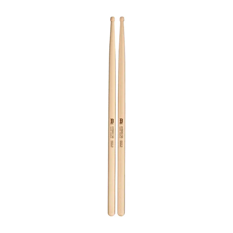 Meinl Hybrid 5B Wood Tip Drumstick - Hard Maple 1