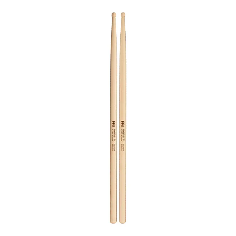 Meinl Hybrid 7A Wood Tip Drumstick - Hard Maple 1