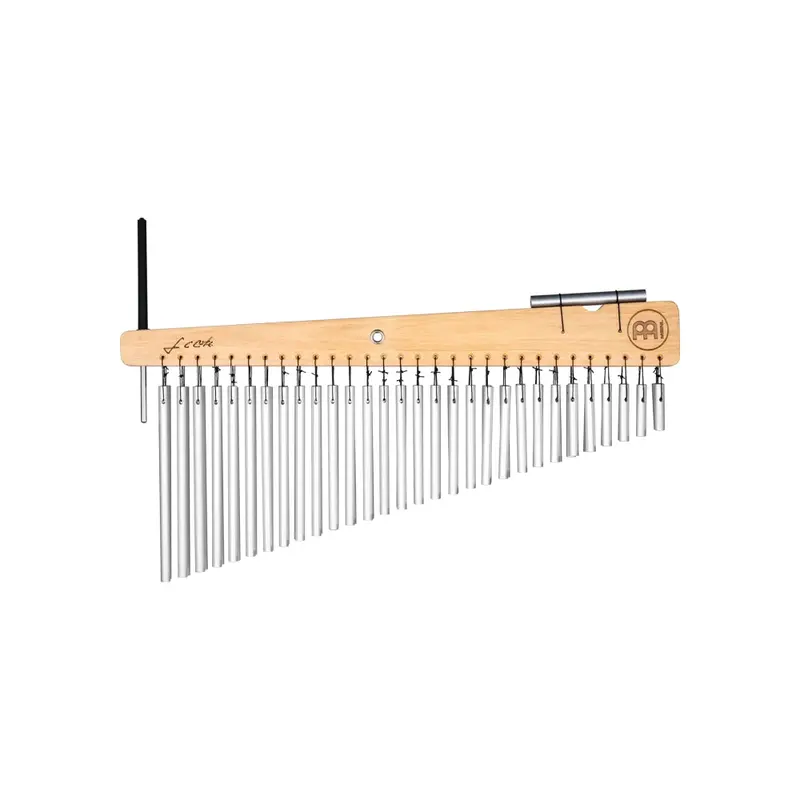 Meinl Luis Conte Double Row Silver Anodized Aluminum Alloy 60-Bar Chimes 1