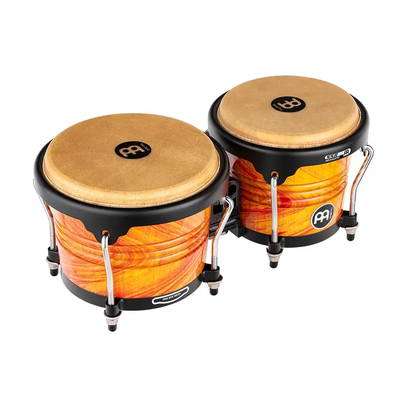 Meinl Marathon Designer Series Bongo, 6 3/4" & 8" Amber Flame 1