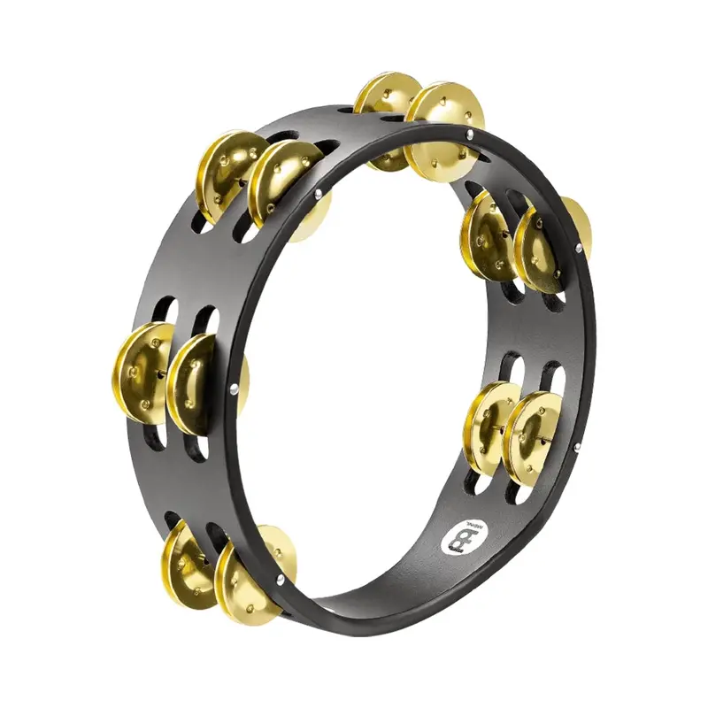 Meinl Percussion 8" Compact Wood Tambourine W/ Brass Jingles 1