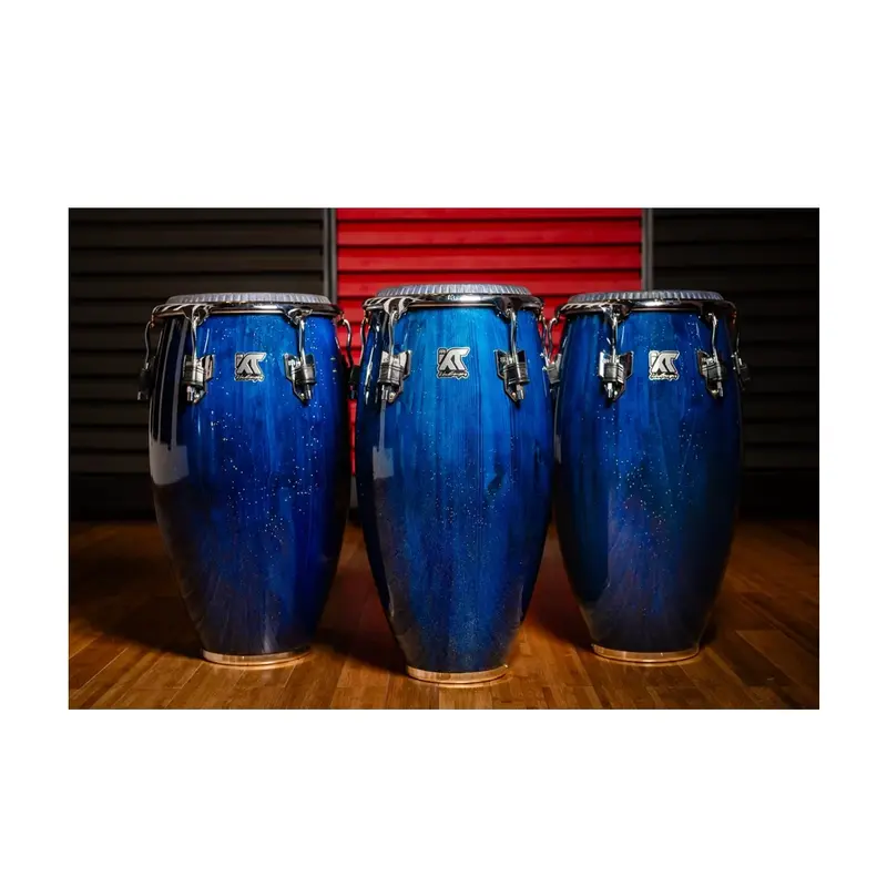 Meinl Percussion Artist Series Kachiro Pine Tumba 12.5" - Blue Wave 2