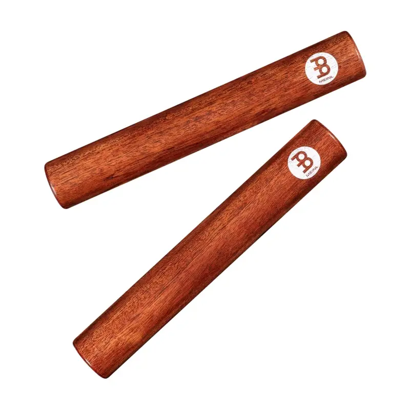 Meinl Percussion Cl4iw Traditional Solid 8" Wood Claves - Indian Walnut 1