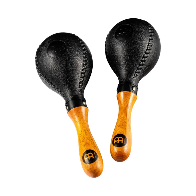 Meinl Percussion Concert Plastic Maraca Pair, Black 1