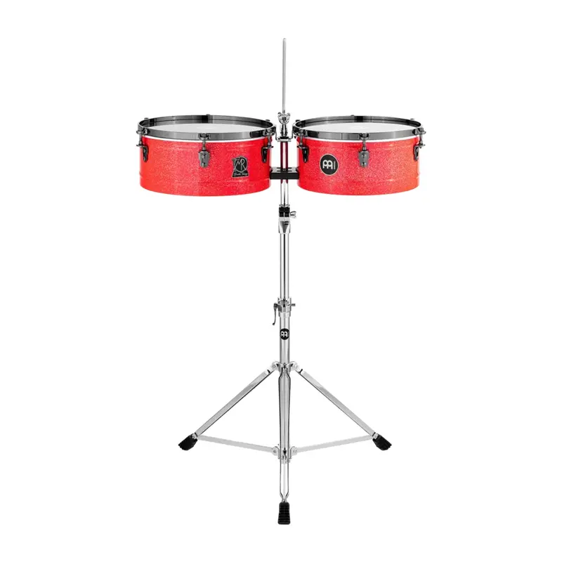 Meinl Percussion Manolito Rodríguez Signature Timbales - Atomic Red 1
