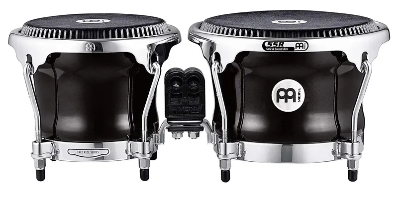 Meinl Percussion Professional Bongos With Fiberglass Shells And Chrome Hardware 1