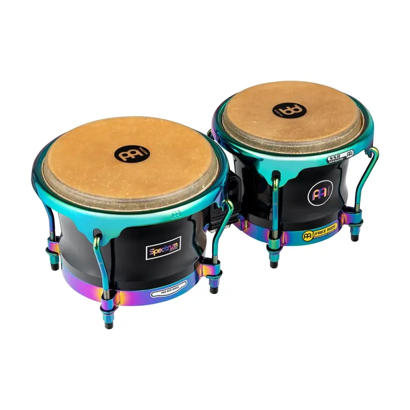Meinl Percussion Spectrum Series 7" And 8.5" Siam Oak Bongos - Phantom Black 1