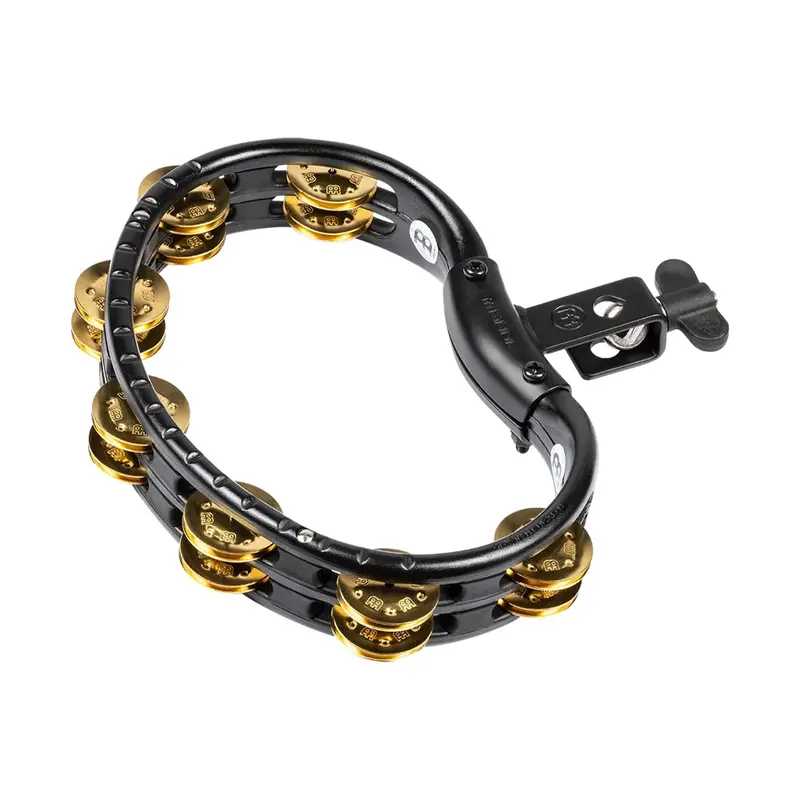 Meinl Setup Tambourine With Brass Jingles Black 1