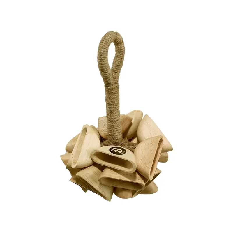 Meinl Wood Birds Pod Rattle With Handle Natural 1