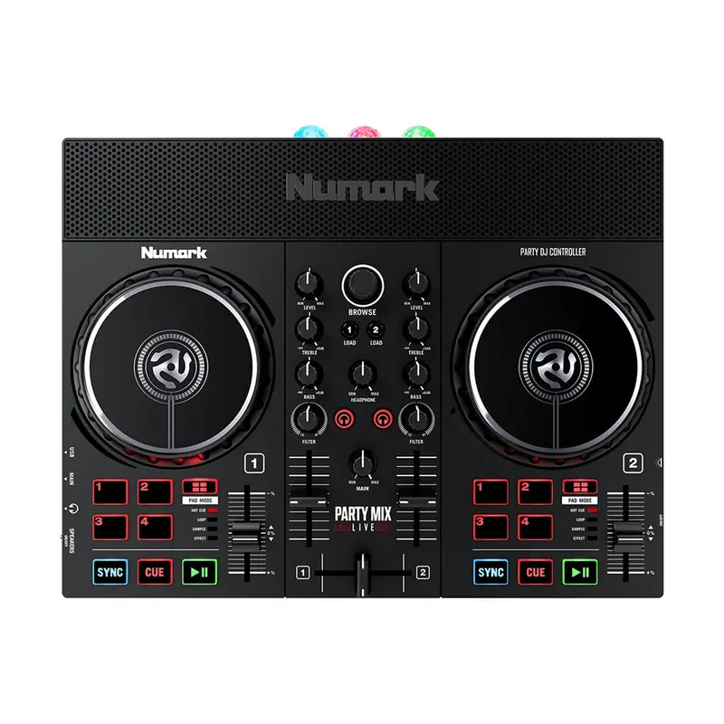 Numark Party Mix Live Dj Controller With Built-In Light Show & Speakers 1