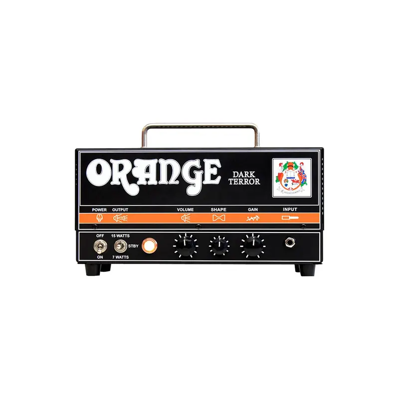 Orange Amplifiers Da15h Dark Terror 15 15W Tube Guitar Amp Head 1