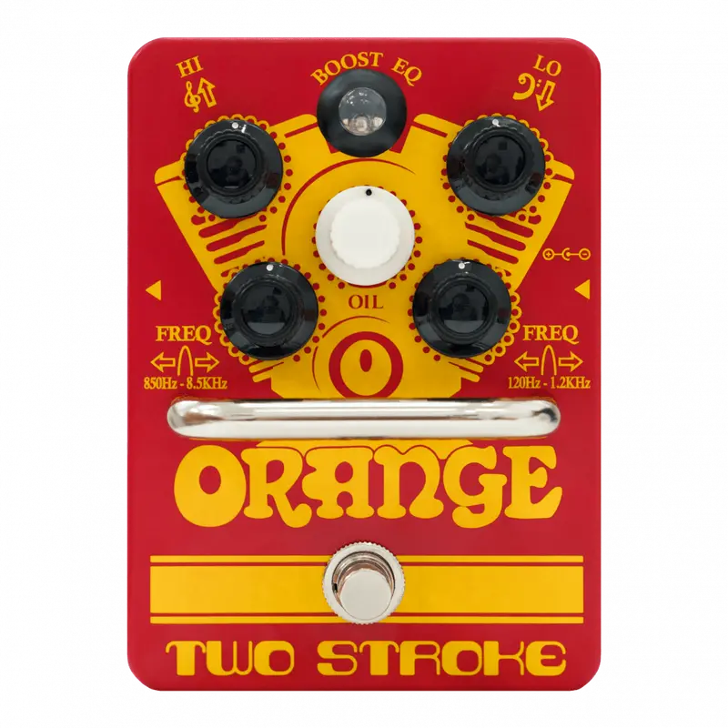 Orange Amplifiers Two-Stroke Boost Eq Guitar Effects Pedal - B-Stock 1