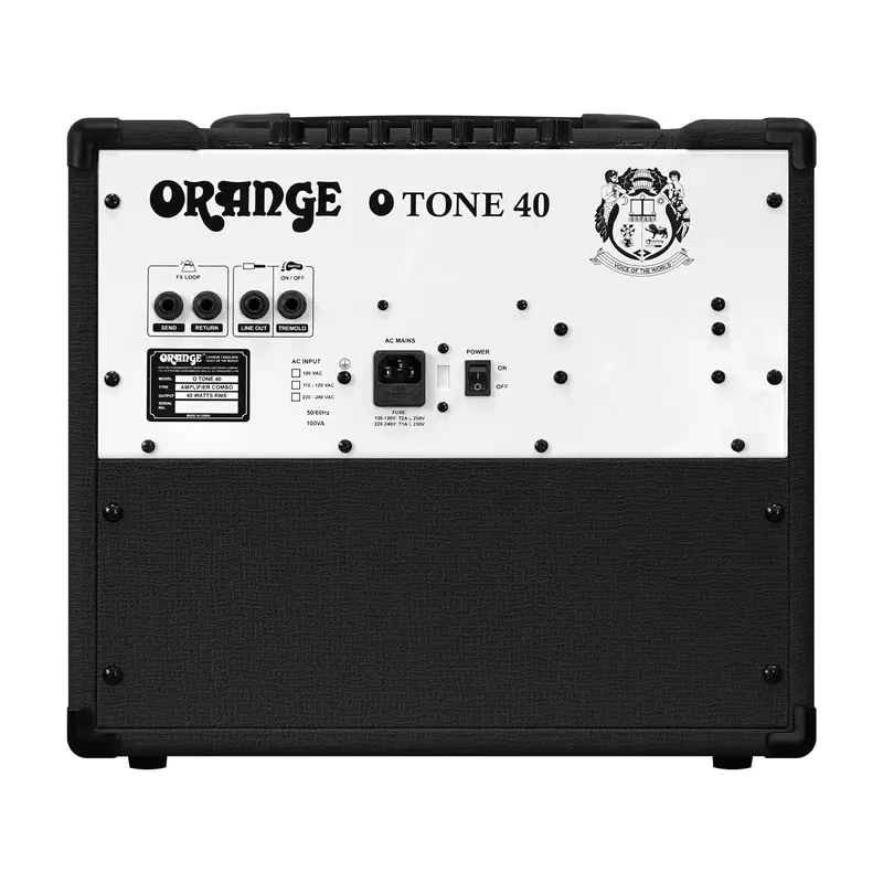 Orange O Tone 40 40W, 1-Channel, 1 X 12" Solid-State Guitar Combo Amp - Black 2
