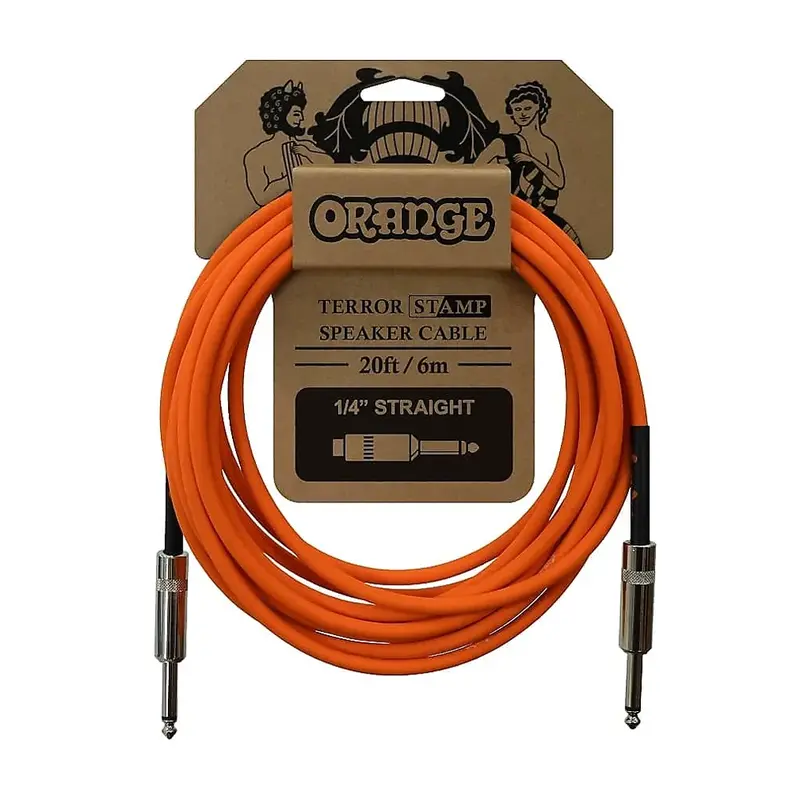Orange Terror Stamp 20' 1/4 Inch - 1/4 Inch Speaker Cable - Ca041 1