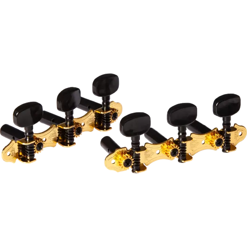 Ortega Family Series Guitar Tuning Machines Gold/Black 1