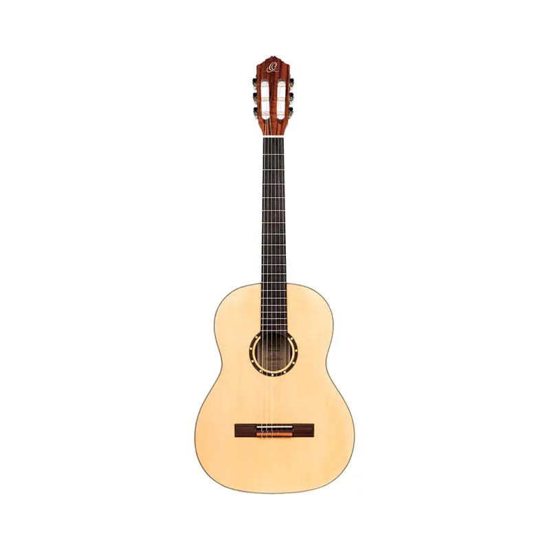 Ortega Family Series R121sn Full Size Slim Neck Classical Guitar Satin Natural 1