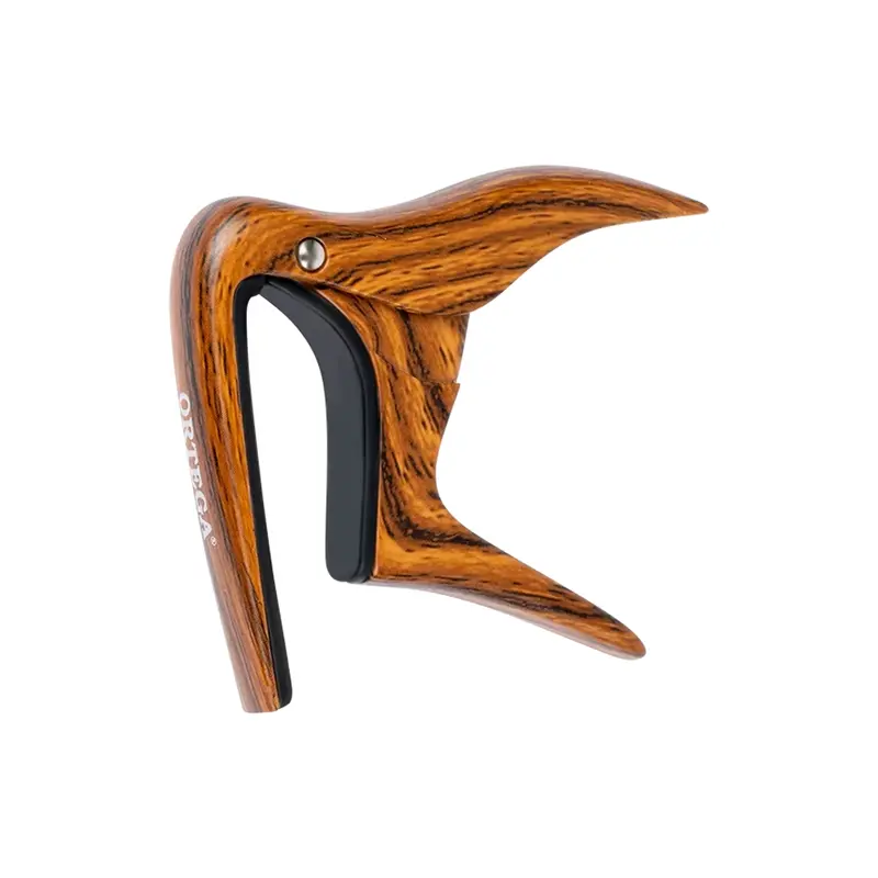 Ortega Flat Ukulele Capo - Walnut 1