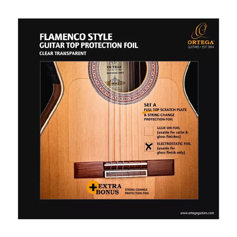 Ortega Oerp-Flam1 Full Top Scratch Plate Pick Guard 1