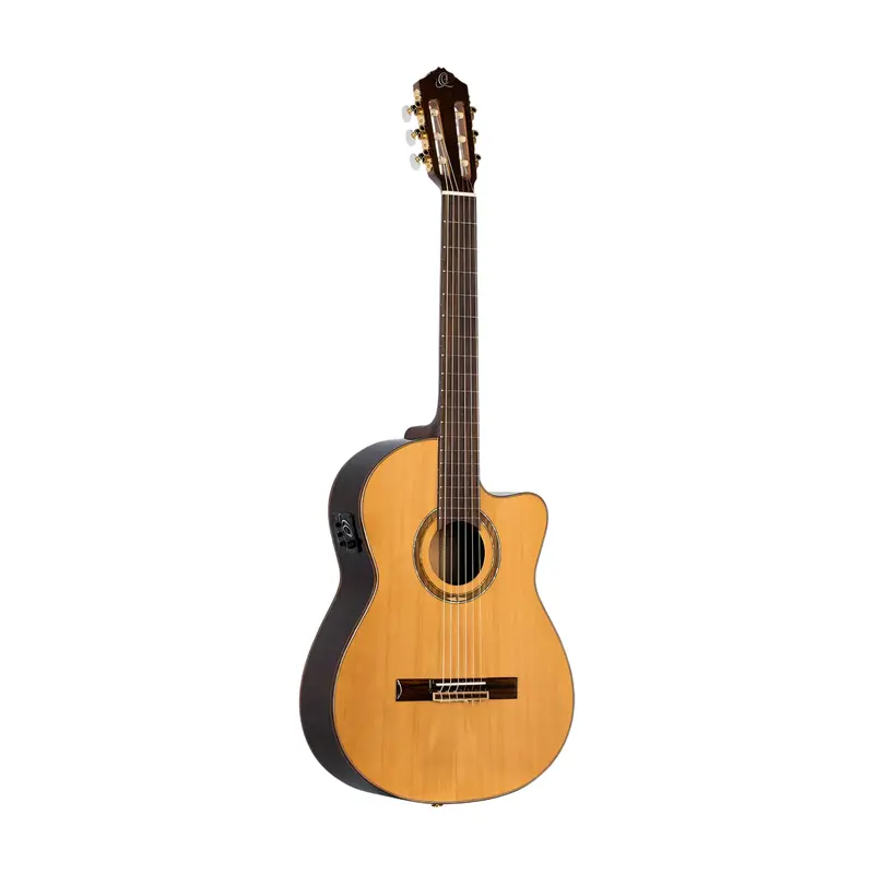Ortega Performer Series Rce159mn-L Acoustic Electric Left-Handed Classical Guitar Natural 1