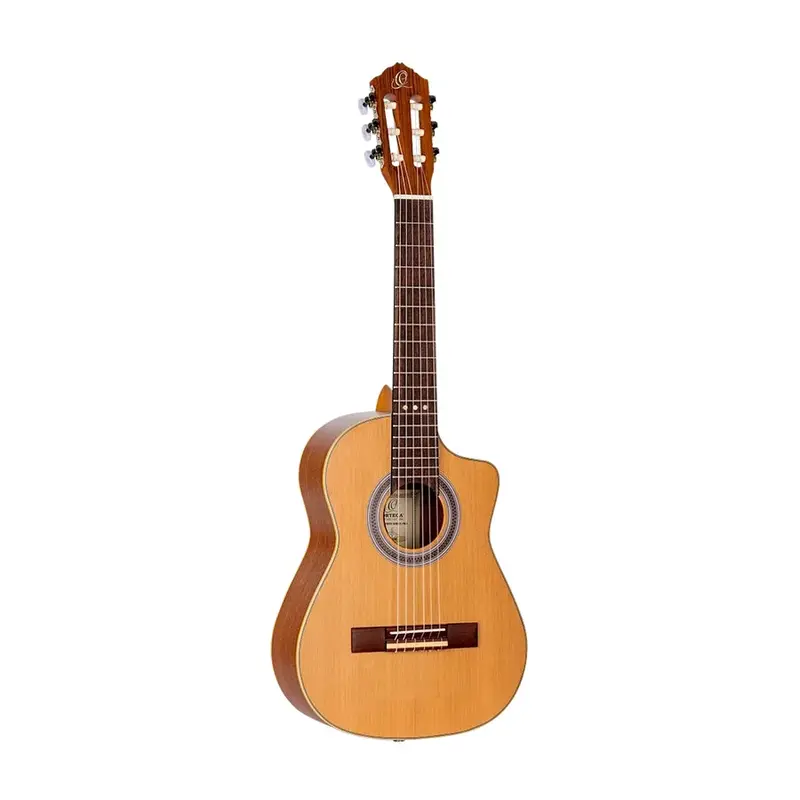 Ortega Rq39e Requinto Acoustic-Electric Guitar Natural 1