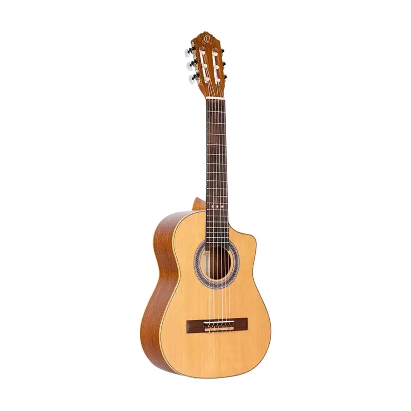 Ortega Rqc25 Requinto Guitar Natural 1