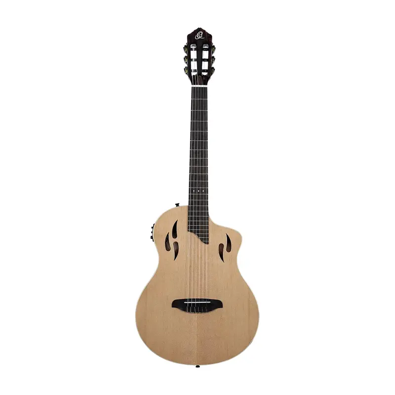 Ortega Tourplayer Electric Nylon String Guitar - Natural 1