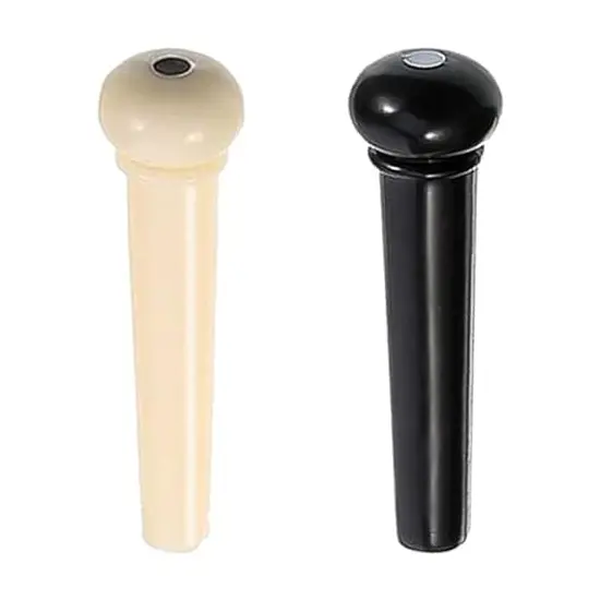 Pbs Abs Acoustic Guitar Pins - Black Or Ivory - Each 1