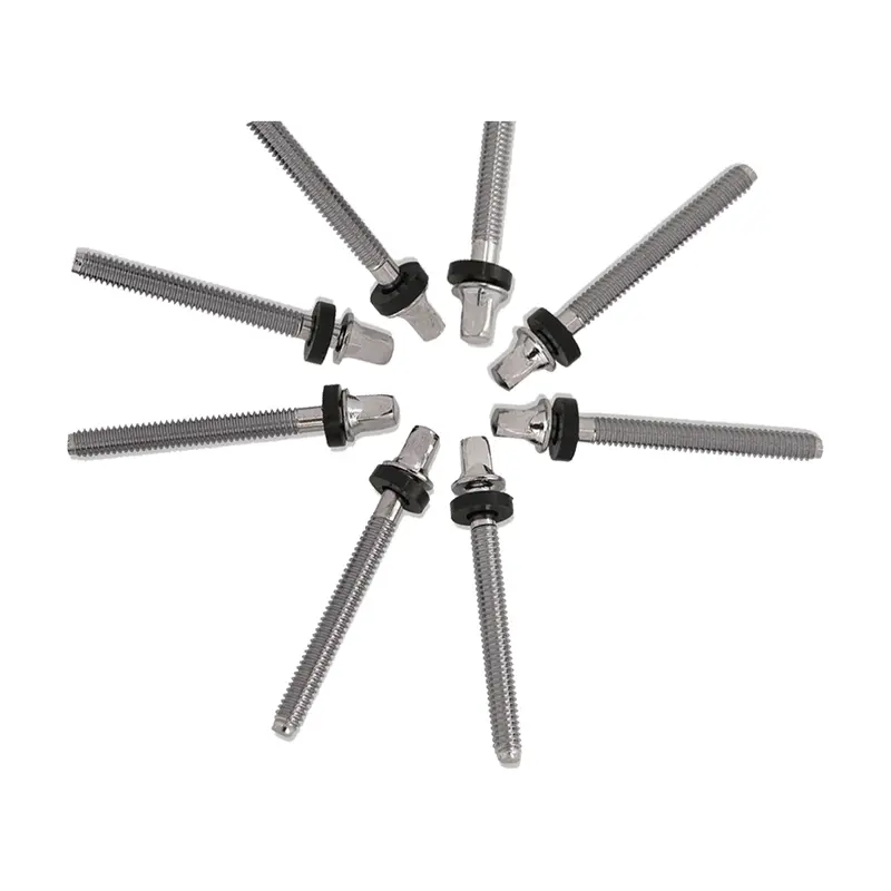 Pdp By Dw 8-Pack 12-24 Standard Tension Rods W/Nylon Washers 50Mm Pdaxtrs5008 1