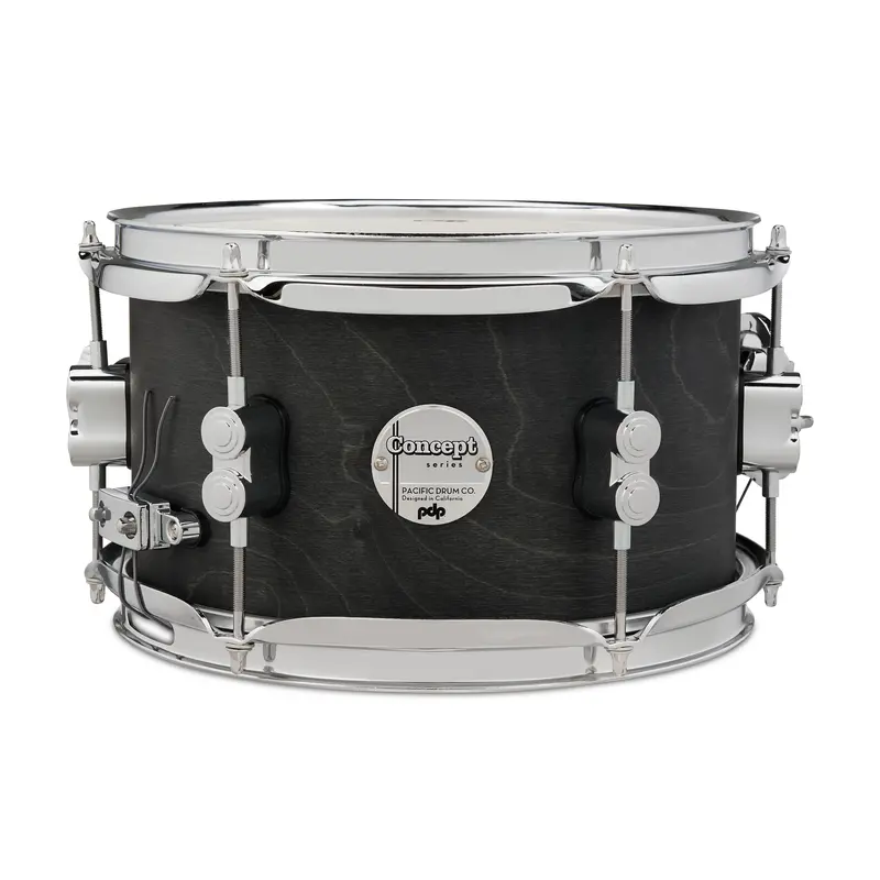 Pdp By Dw Black Wax Maple Snare Drum 10"X6" 1