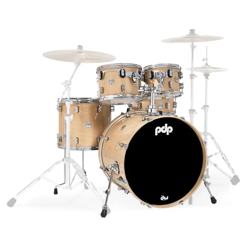 Pdp Concept Maple 5-Piece Shell Pack - Natural Lacquer 1
