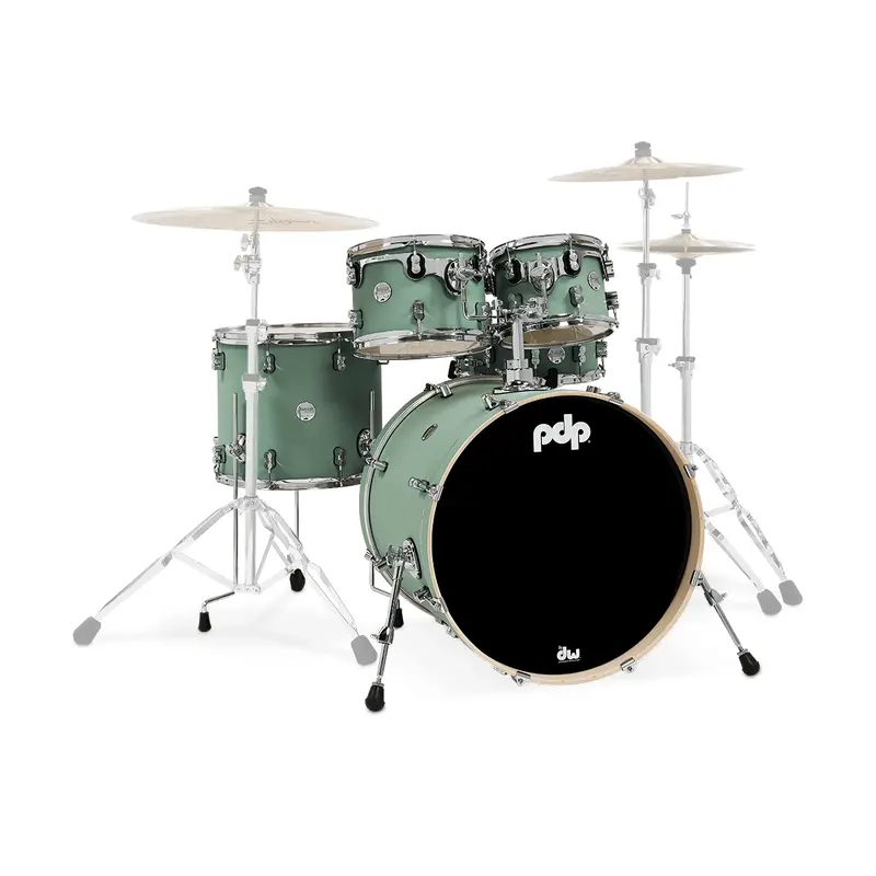 Pdp Concept Maple 5 Piece Shell Pack - Satin Seafoam Finishply 1