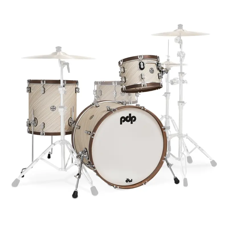 Pdp Concept Maple Classic 3-Piece Shell Pack - 12" Tom, 16" Tom" Floor Tom & 22" Bass Drum - Limited Edition Twisted Ivory 1