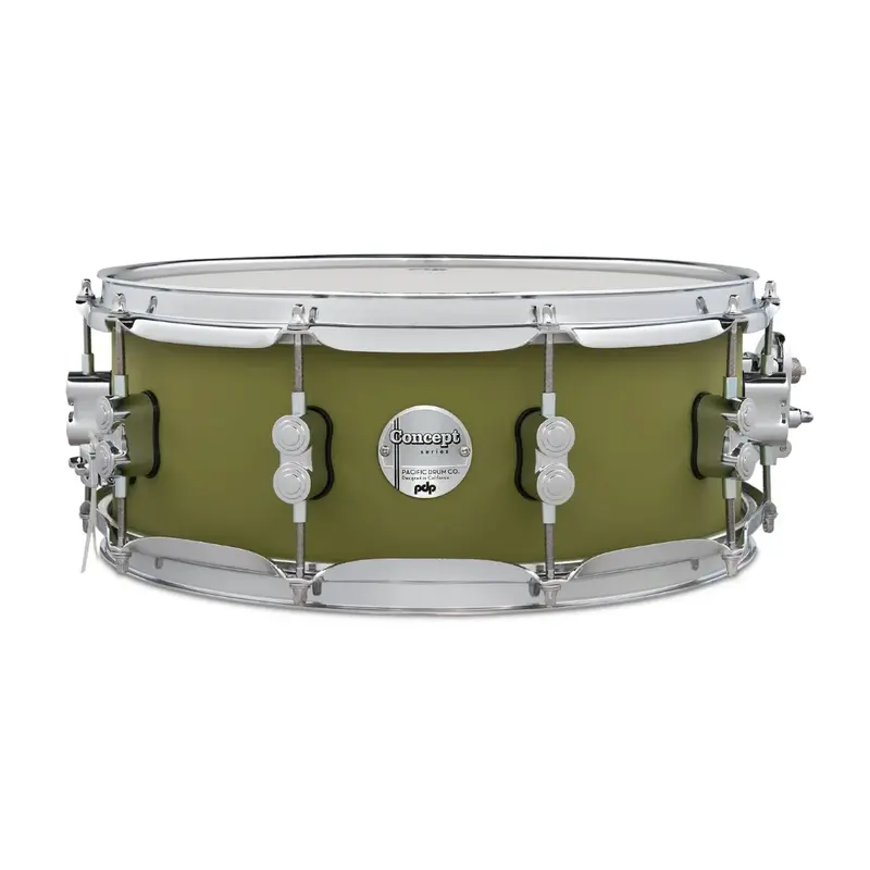 Pdp Concept Maple Snare Drum - 5.5 X 14-Inch - Satin Olive 1