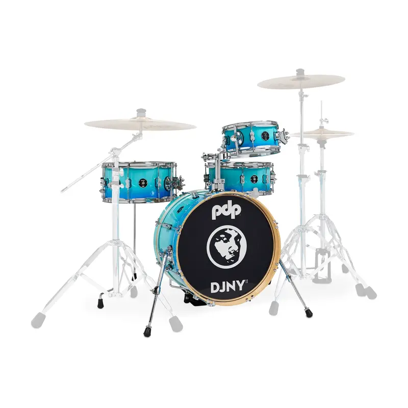 Pdp Daru Jones New Yorker Ii 4-Piece Shell Pack - Blue Fade 1