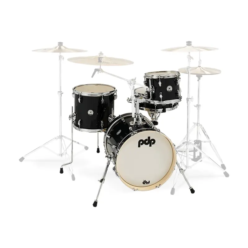 Pdp New Yorker 4-Piece Shell Pack - Black Onyx Sparkle 1